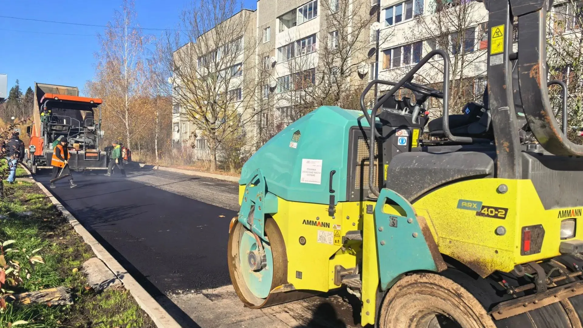 В Солнечногорске благоустраивают Миронцево после замены теплосетей