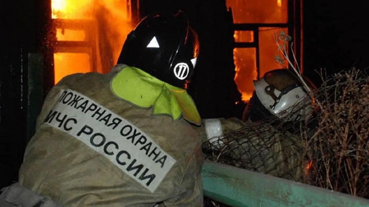 В Луховицах потушили пожар в жилом доме