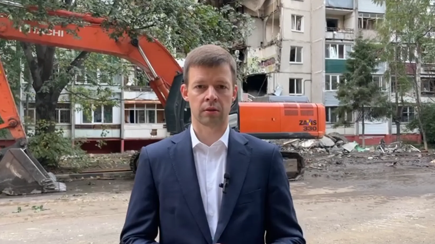 Глава Балашихи навестил в гостинице жильцов дома, где взорвался газ