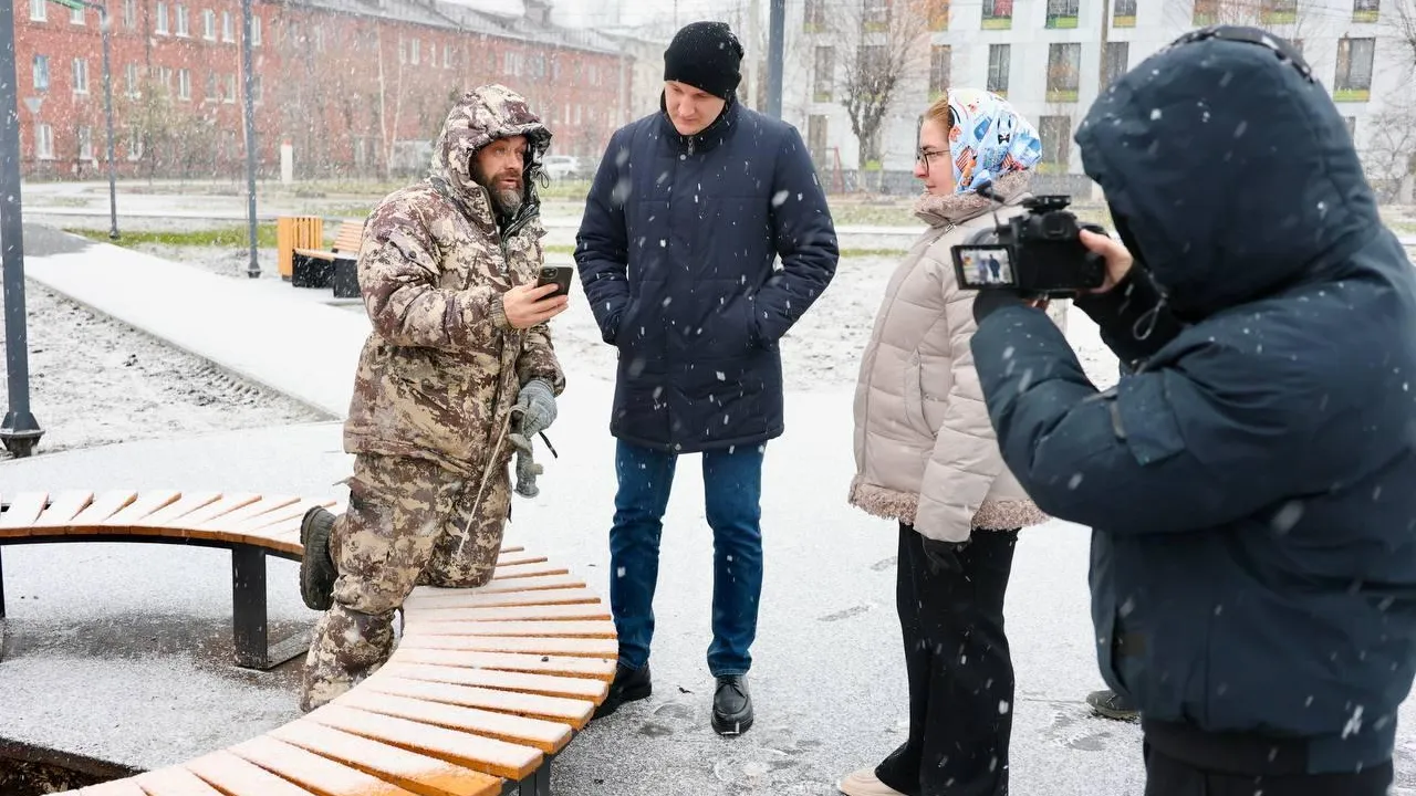 Работы по благоустройству в Электрогорске проверил глава Павлово-Посадского округа