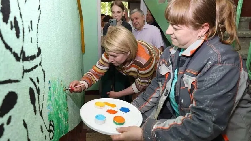 Персонажей мультфильмов изобразят на стенах подъездов дома на Силикатной улице в Мытищах