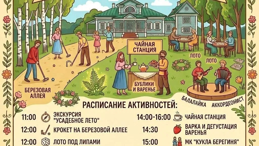 В усадьбе Шахматово в Подмосковье пройдет фестиваль 4 июля