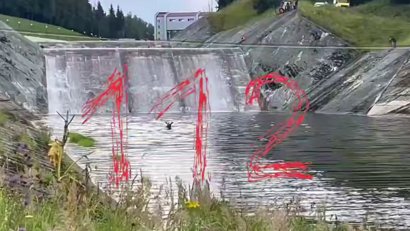 Водосброс начался на Истринском водохранилище, где застряли лоси