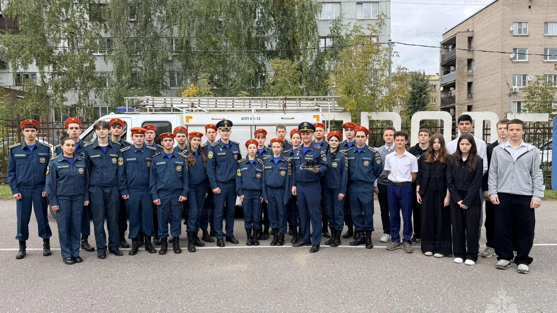 Студенты в Люберцах представили проект применения дронов в пожаротушении