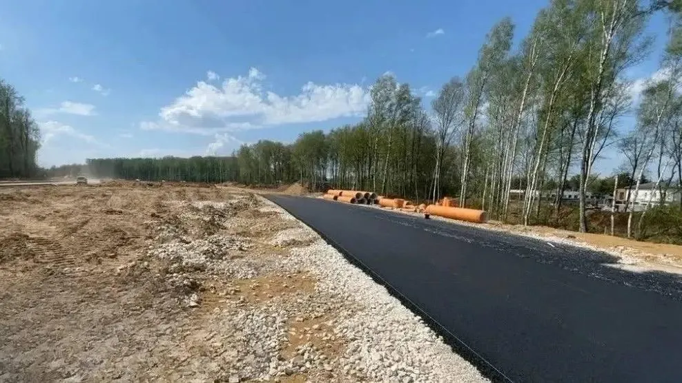 В Красногорске начали асфальтировать дорогу Путилково – Пятницкое шоссе