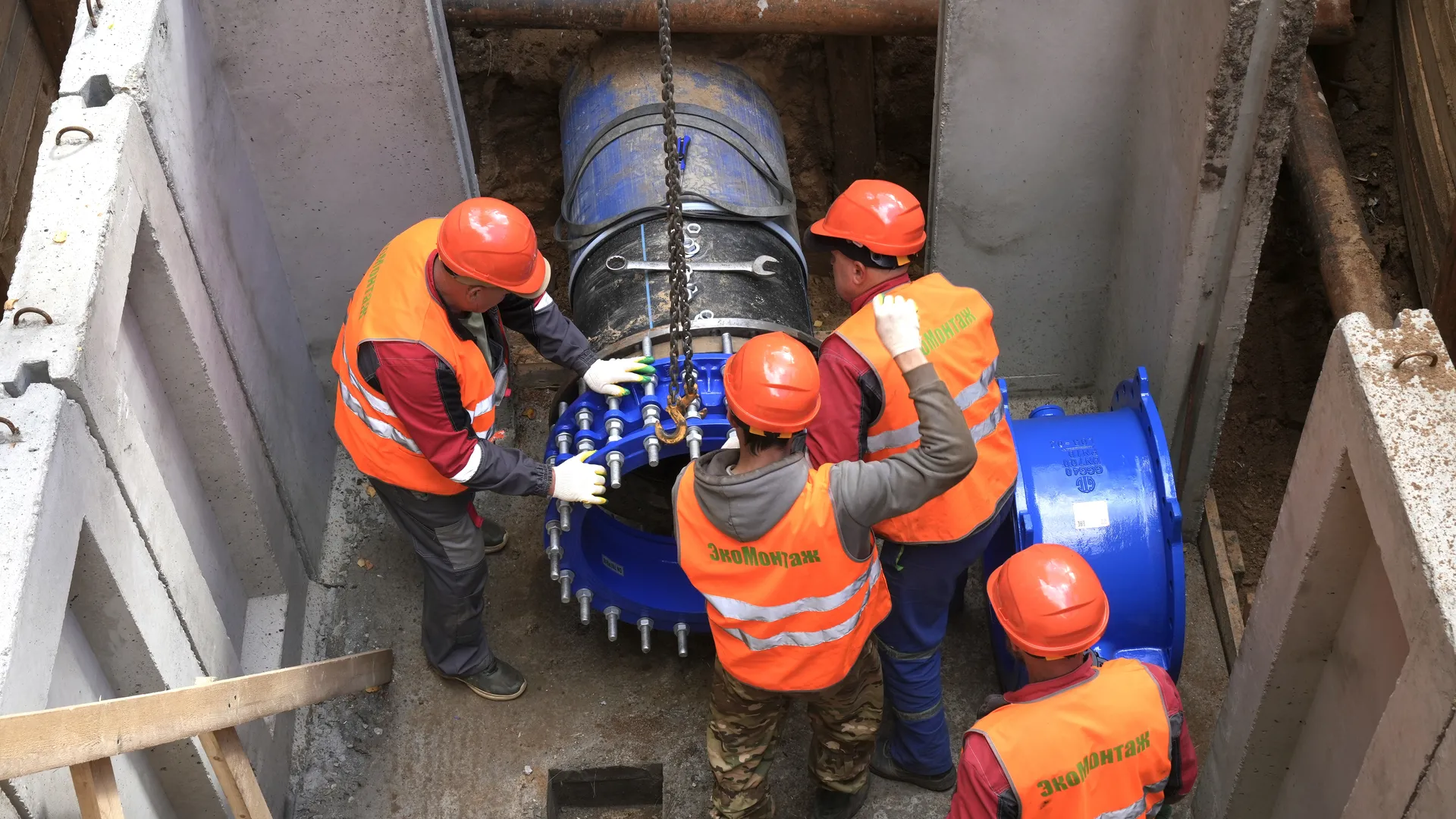 В Подольске по госпрограмме реконструируют водоводы для 160 тысяч потребителей