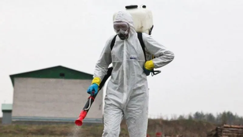 Около 11 км дорог продезинфицировали в деревне Путилково Красногорска