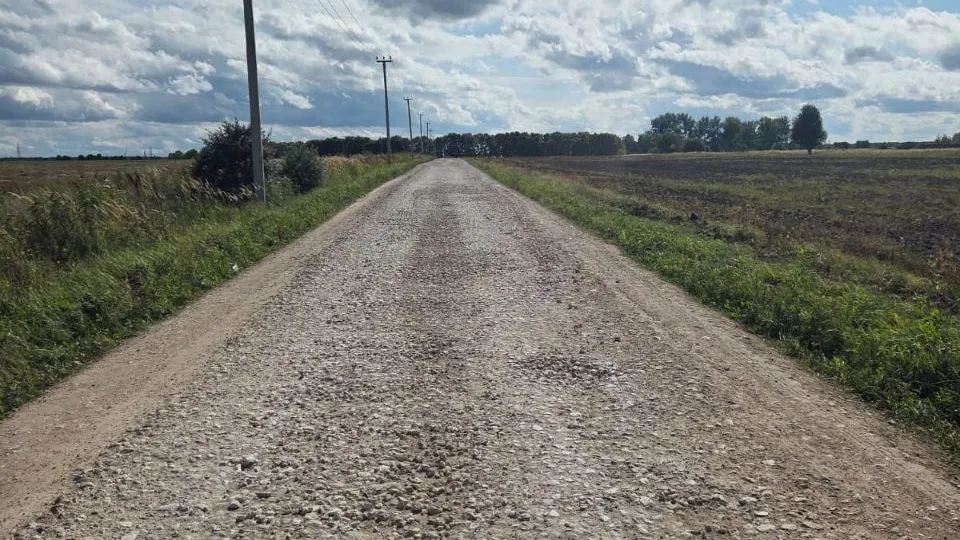 В Кашире завершили ремонт дороги в деревне Малеево по просьбе местных жителей