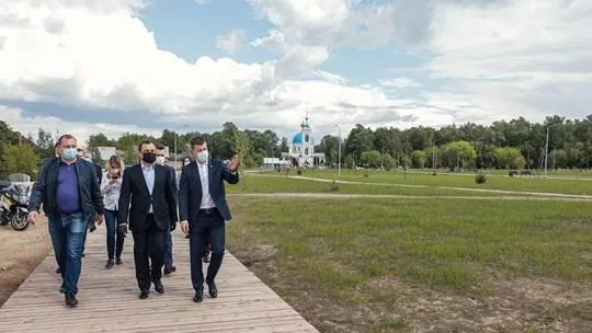 Летом в Балашихе завершат благоустройство прилегающей территории пруда Малая Саввинка
