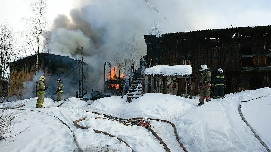 В Люберцах потушили пожар на Шоссейной улице