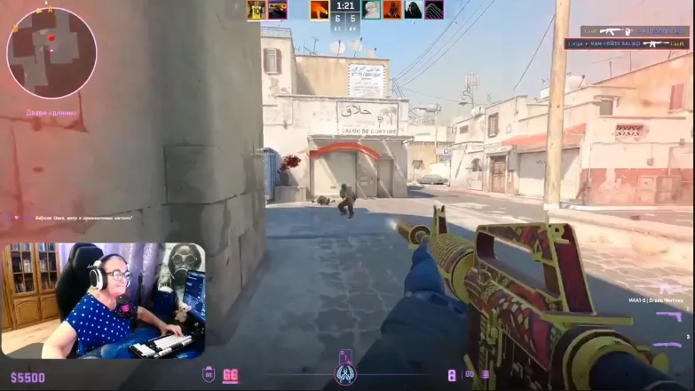 Пенсионерка-стримерша из РФ номинирована на международную премию за игру в CS2