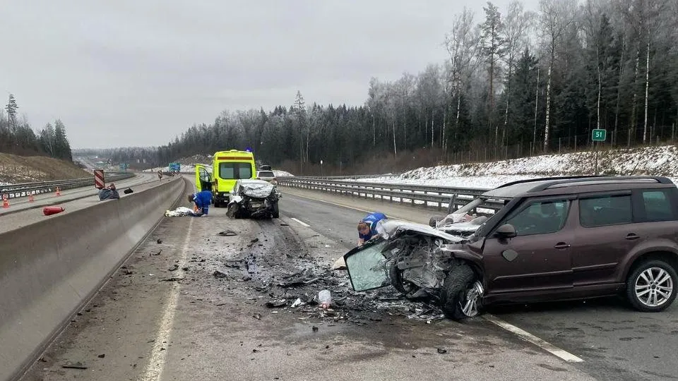Страшная авария произошла на платной трассе в Подмосковье. 3 человека погибли