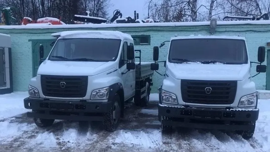 «Подольский комбинат благоустройства» приобрел 2 новых бортовых автомобиля ГАЗон NEXT