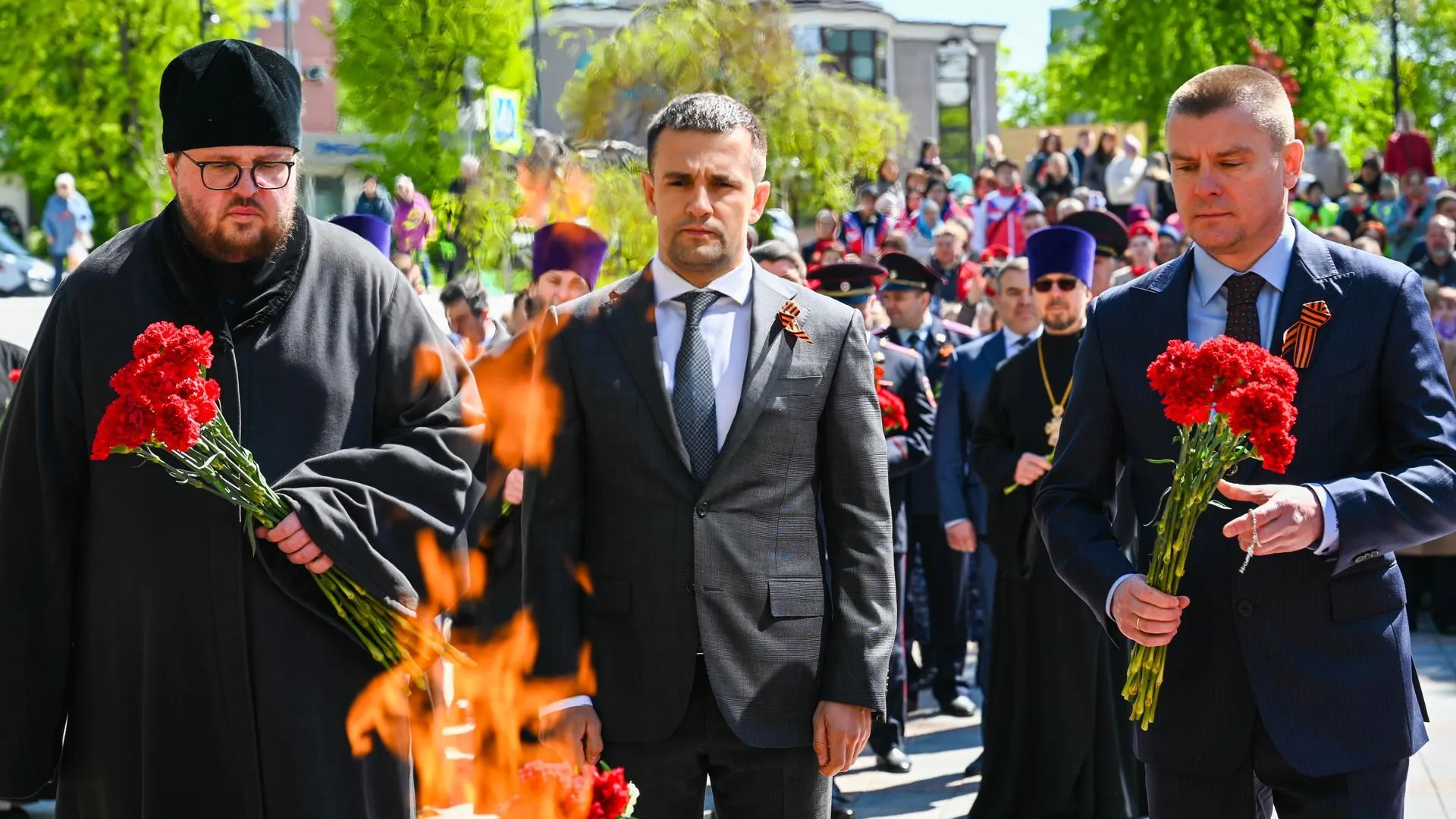В Ленинском округе прошло торжественное мероприятие в День воинской славы России