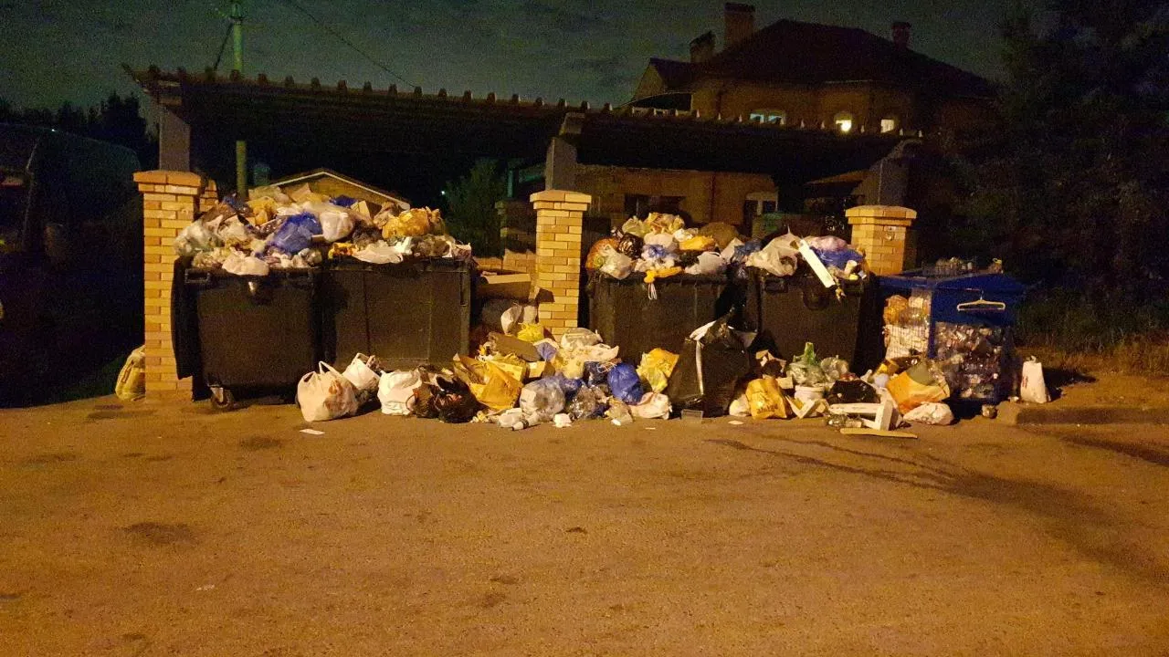 Мусор вывезли с контейнерной площадки в Красногорске по просьбе жителя