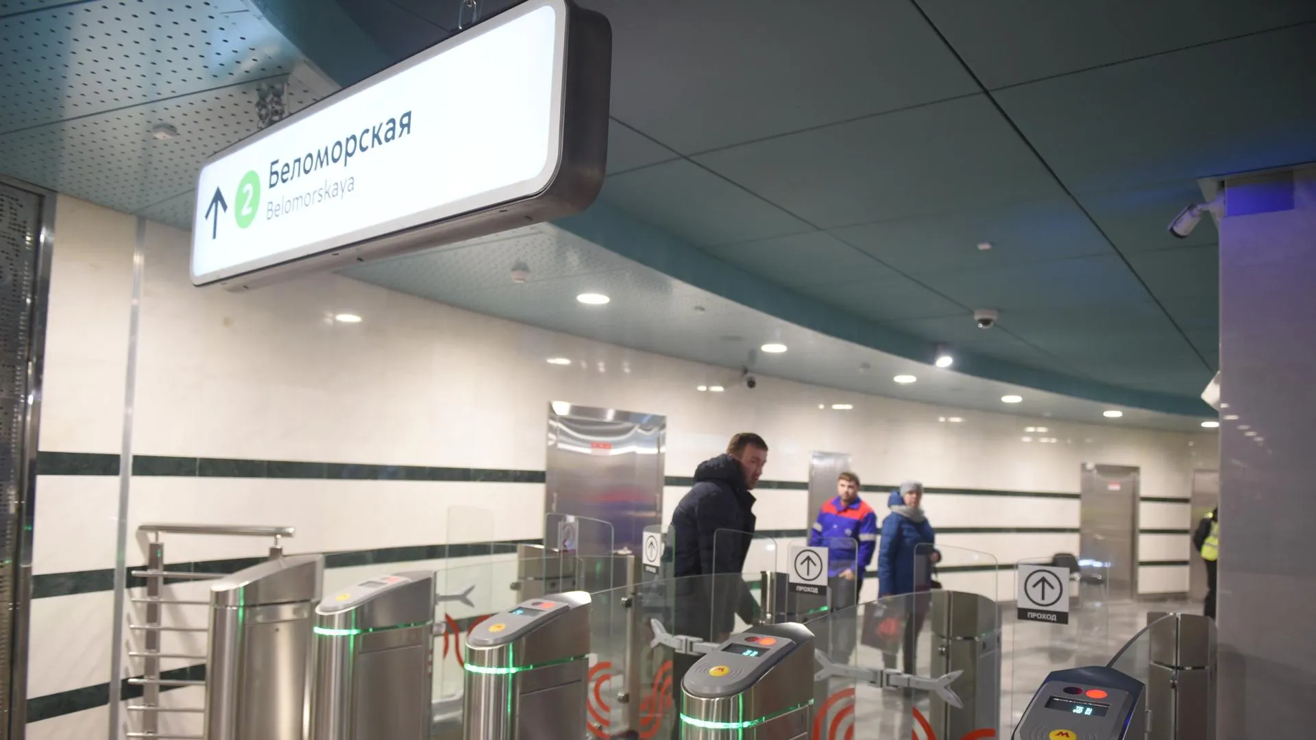 Более 500 тыс человек воспользовались станцией метро «Беломорская» с момента открытия