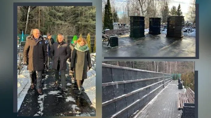 Колумбарии открыли на 4 кладбищах Ленинского округа