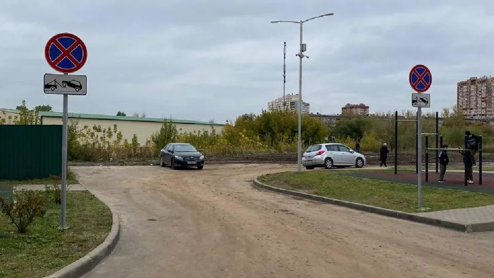 Незаконную парковку устранили в мкр Южный Котельников