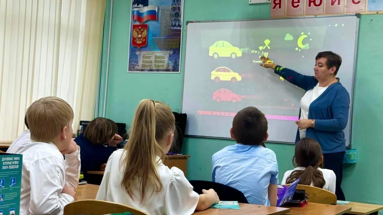 Юные красногорцы приняли участие в мастер-классе по изготовлению световозвращающих элементов