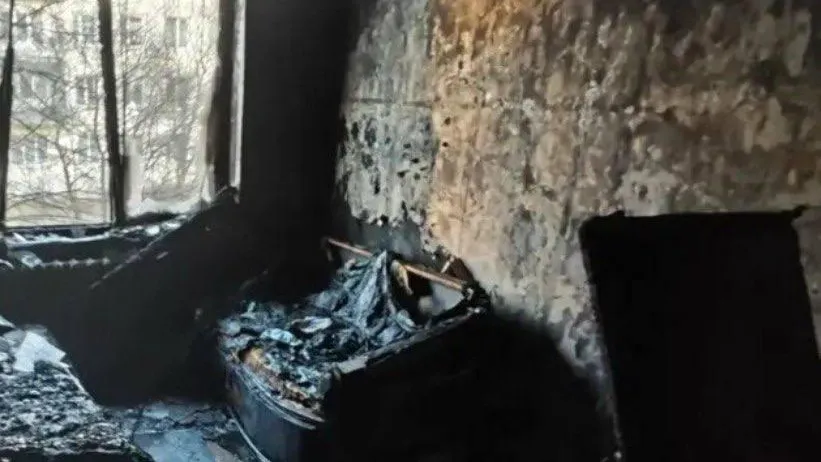 Маленькая девочка сгорела заживо при пожаре в квартире в Хотькове