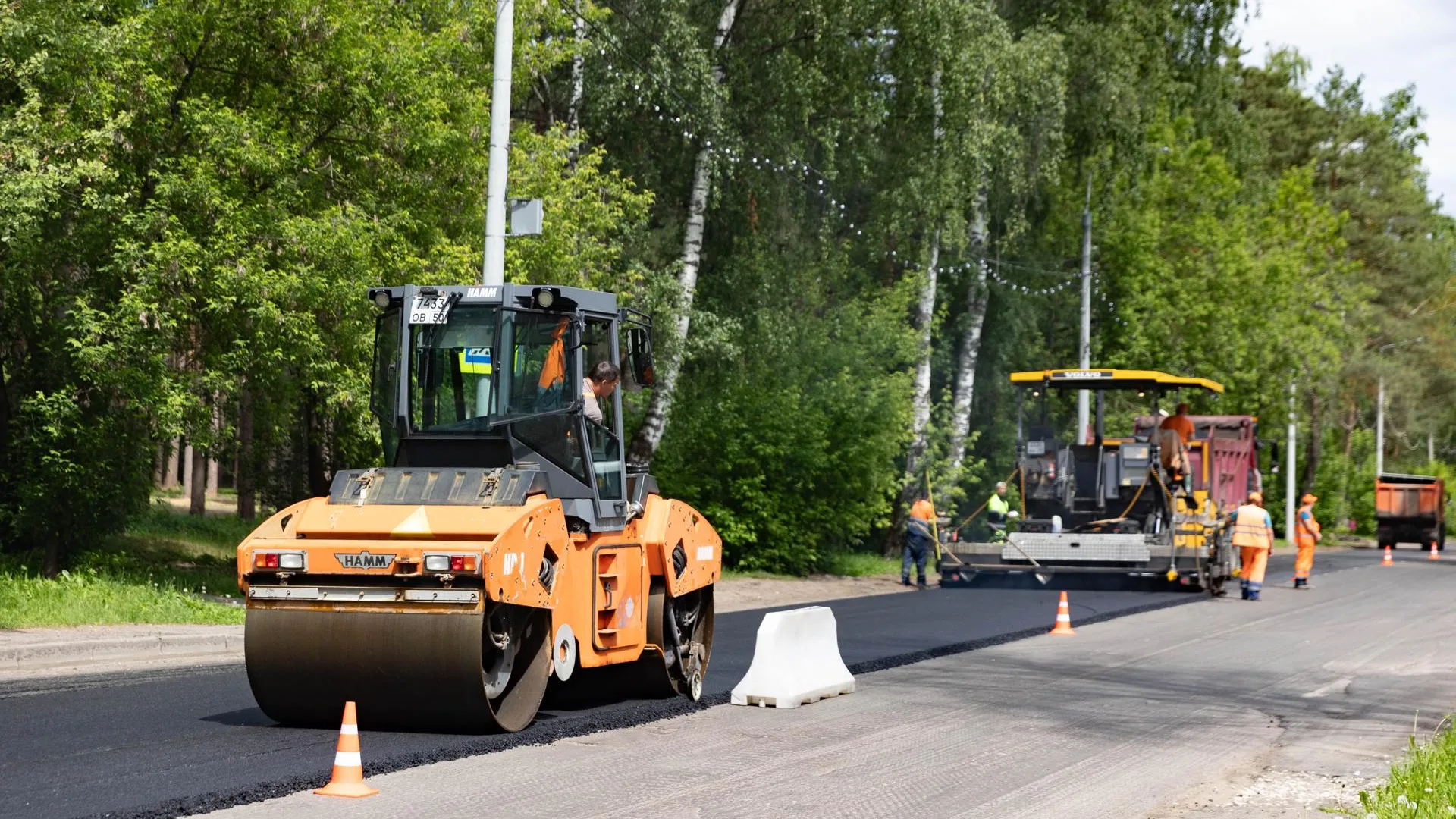 В Орехово-Зуевском округе отремонтировали 55% дорог к 7 июля