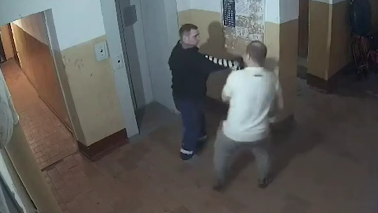 Мужчина в Ленобласти избил щенка и получил несколько ударов в лицо от соседа