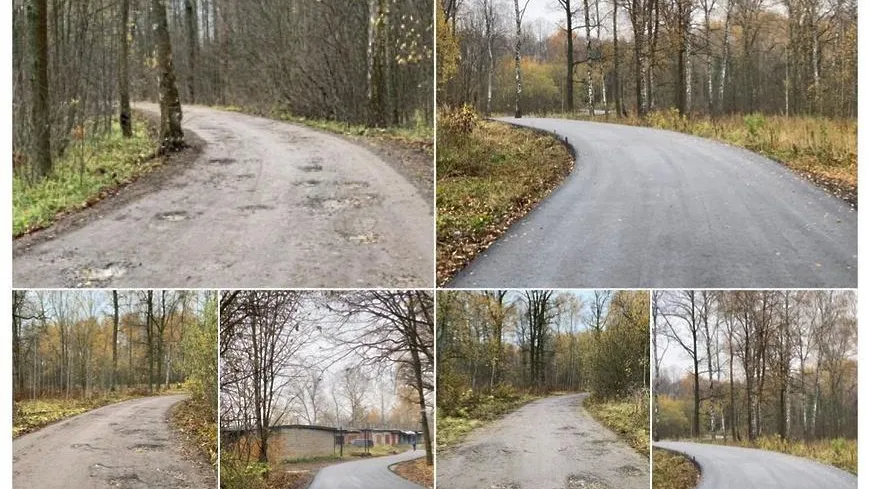 Дорогу до СНТ «Толбино» в Подольске отремонтировали