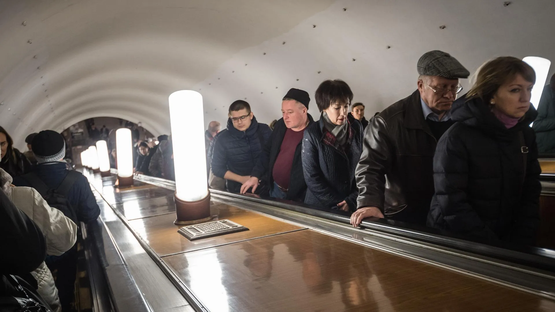 На станции московского метро «Полежаевская» эскалатор закрыли на ремонт