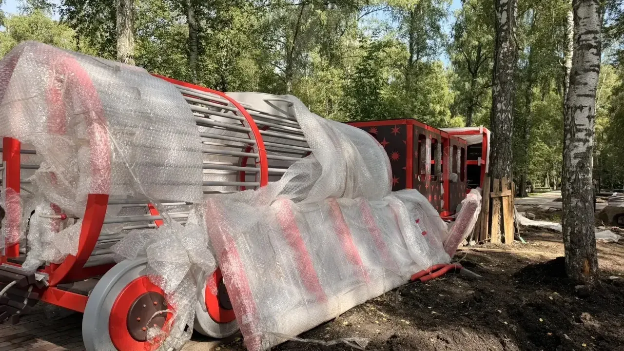 Игровой комплекс в виде поезда установят в микрорайоне Депо Лобни