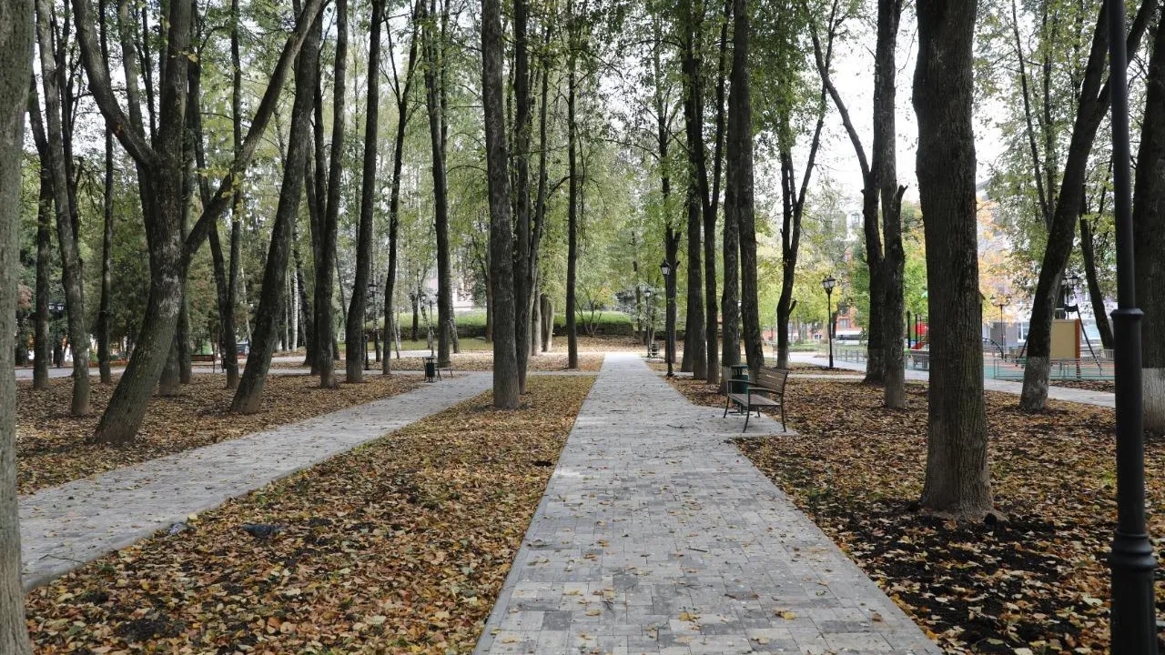 В Наро-Фоминске завершили работы по благоустройству Детского сквера
