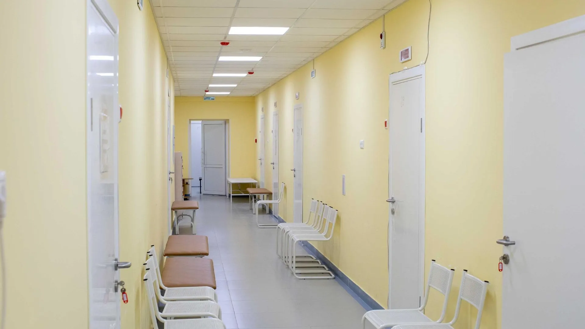 Учения с эвакуацией провели в Подольской областной клинической больнице