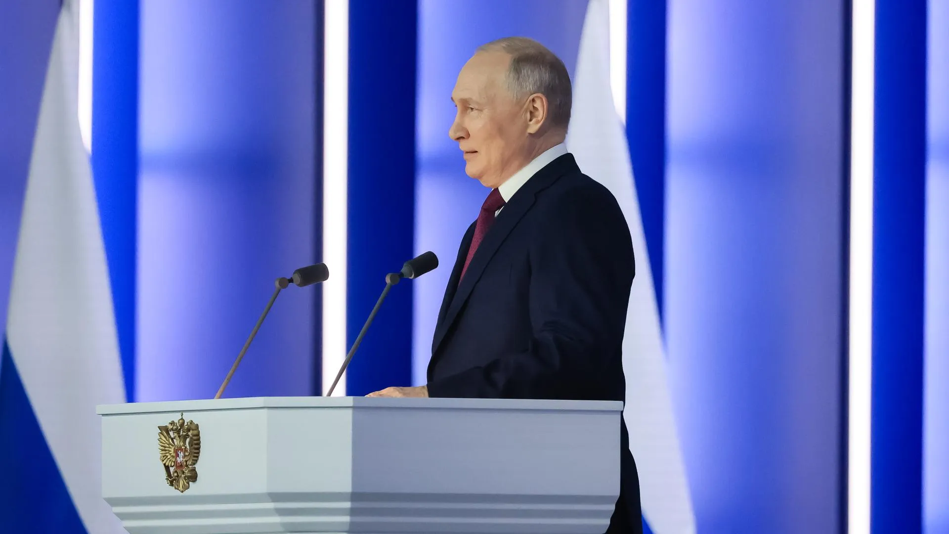Песков: послание Федеральному собранию — это предвыборная программа Путина