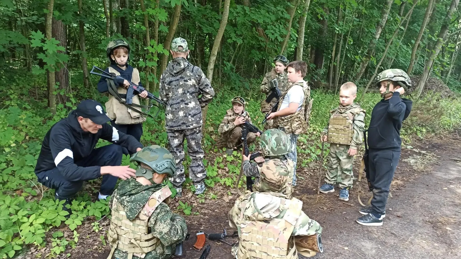 В Раменском округе провели занятие по начальной военной подготовке