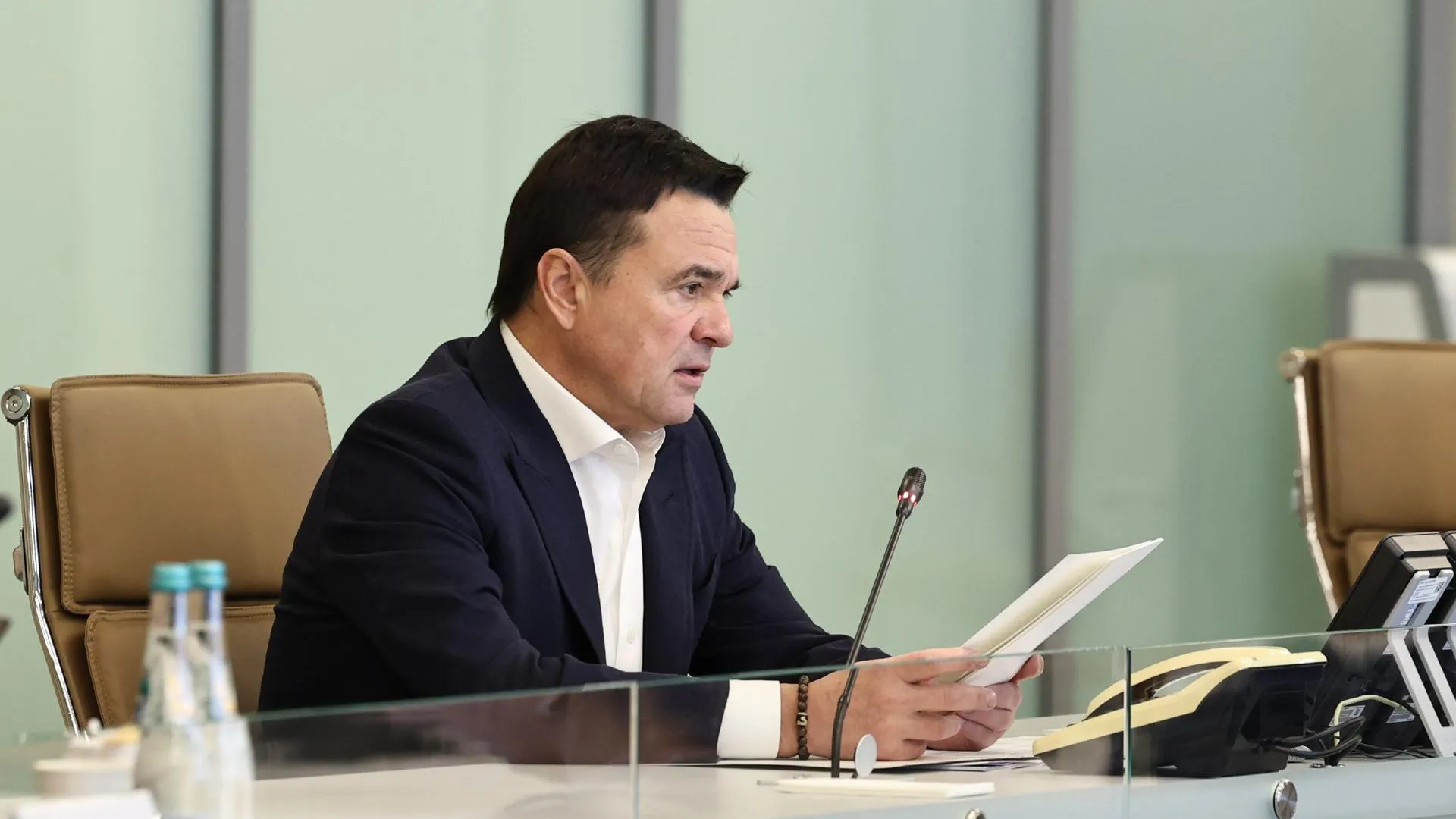 Воробьев обратил внимание на важность уборки после рекордного снегопада