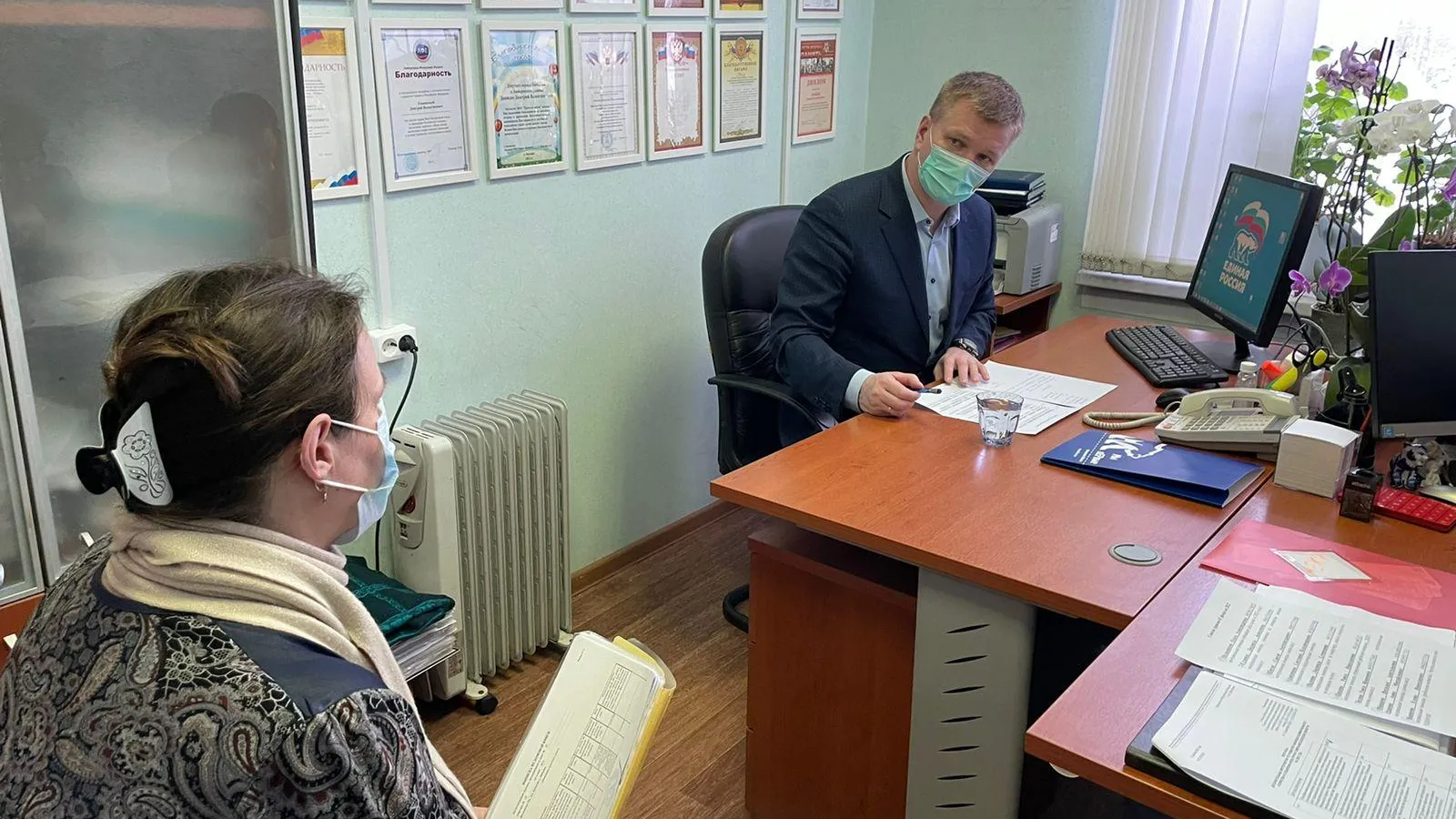 Депутат Мособлдумы Дениско оказал помощь 9 жителям Люберец в рамках приема населения
