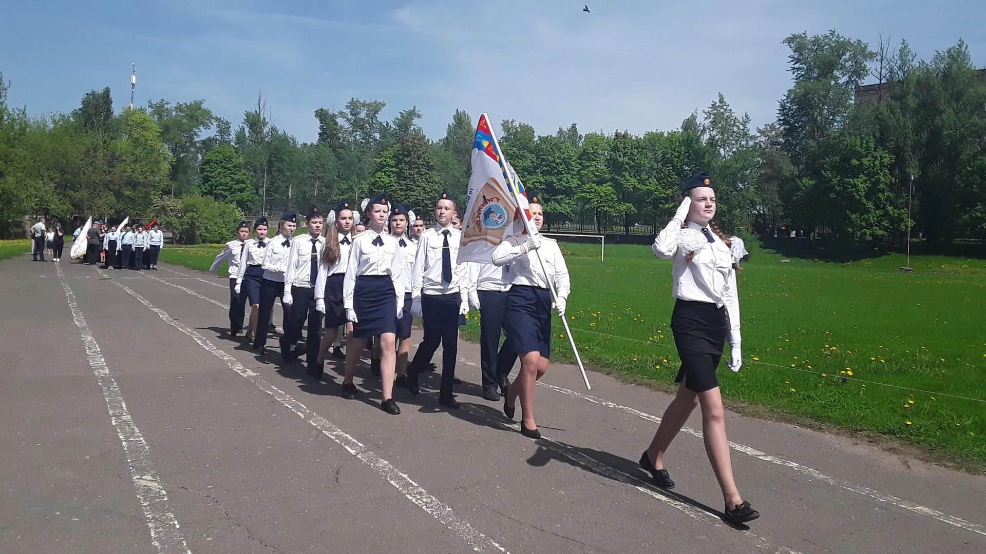 Кадеты Балашихи принимают участие в соревнованиях по пожарно‑спасательному спорту