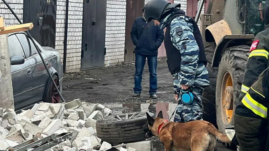 Спасатели закончили разбор завалов в гаражах Подольска, где взорвался газовый баллон