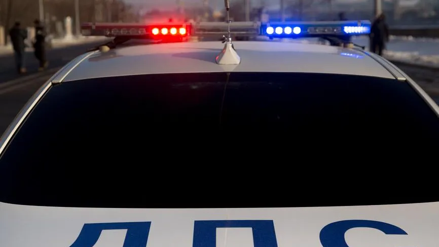 У Кремля человек погиб в горящей BMW