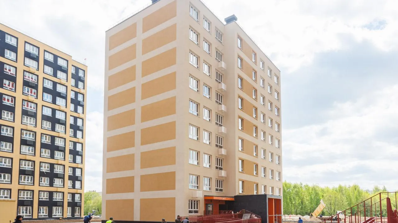 В корпусе № 1 подмосковного ЖК «Пехра» приступили к устройству монолитных стен