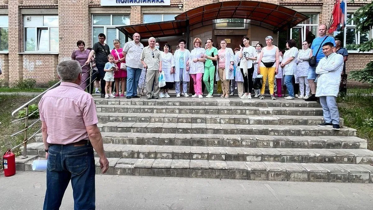 В Балашихинской больнице проводят тренировки по эвакуации персонала и пациентов