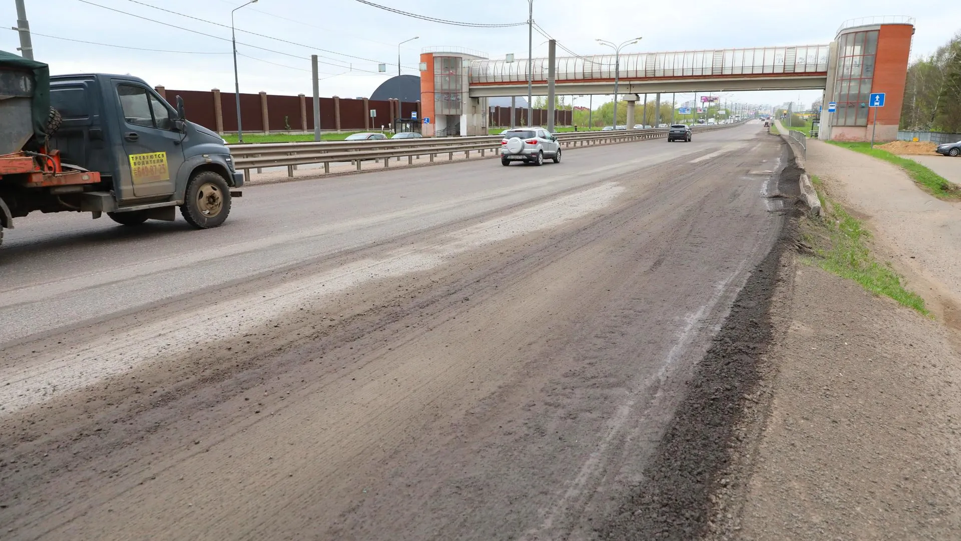 В Долгопрудном начнут наносить разметку на Лихачевском шоссе