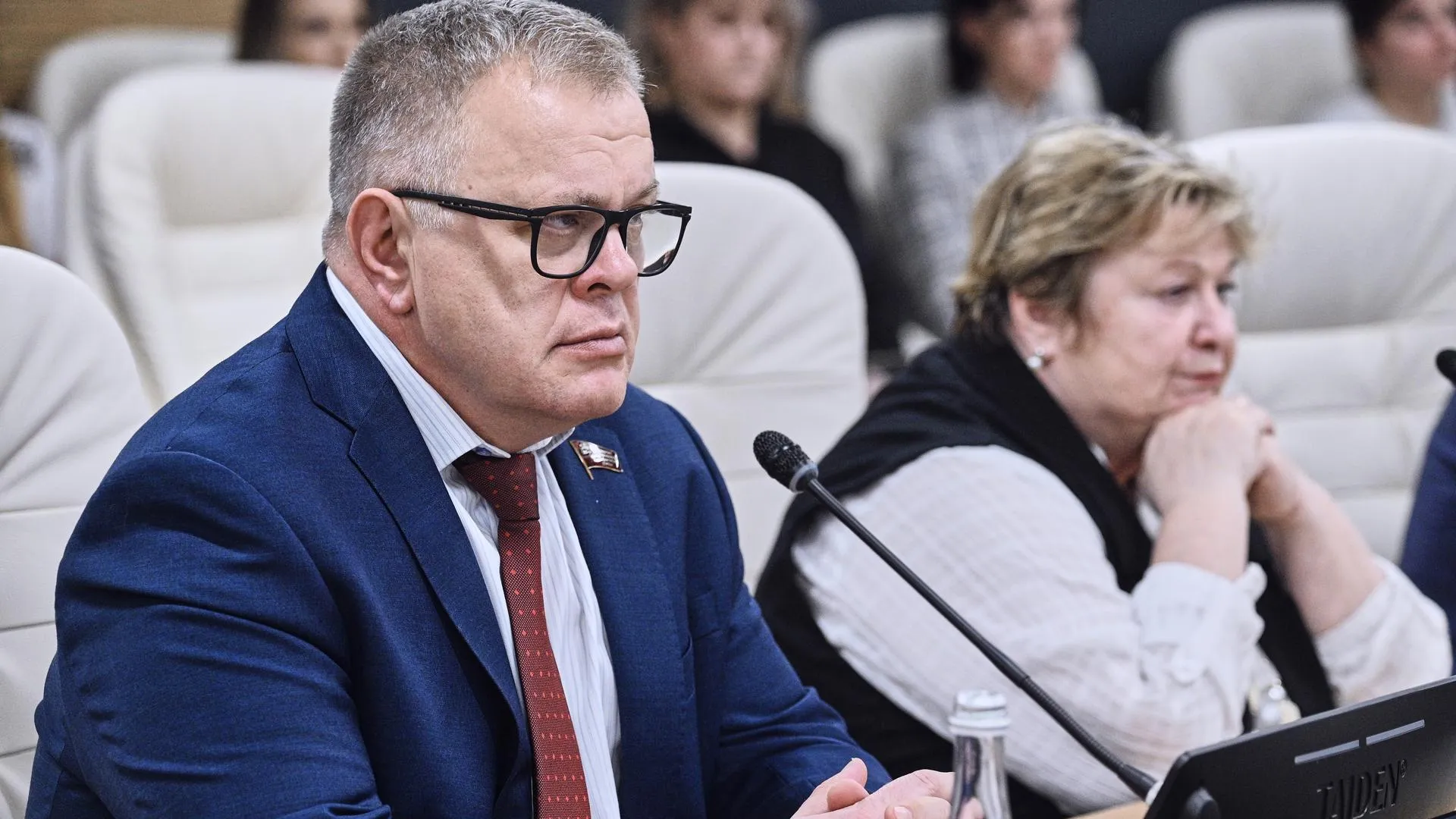 На 70 заседании Мособлдумы выступил руководитель фракции КПРФ Александр Наумов