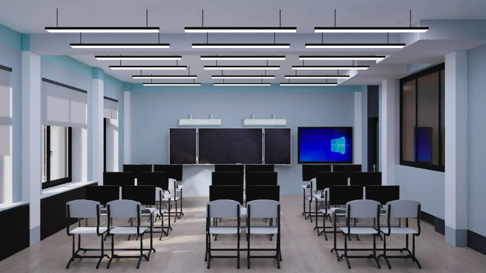 В Истре смонтировали кран на стройке корпуса школы на 300 мест