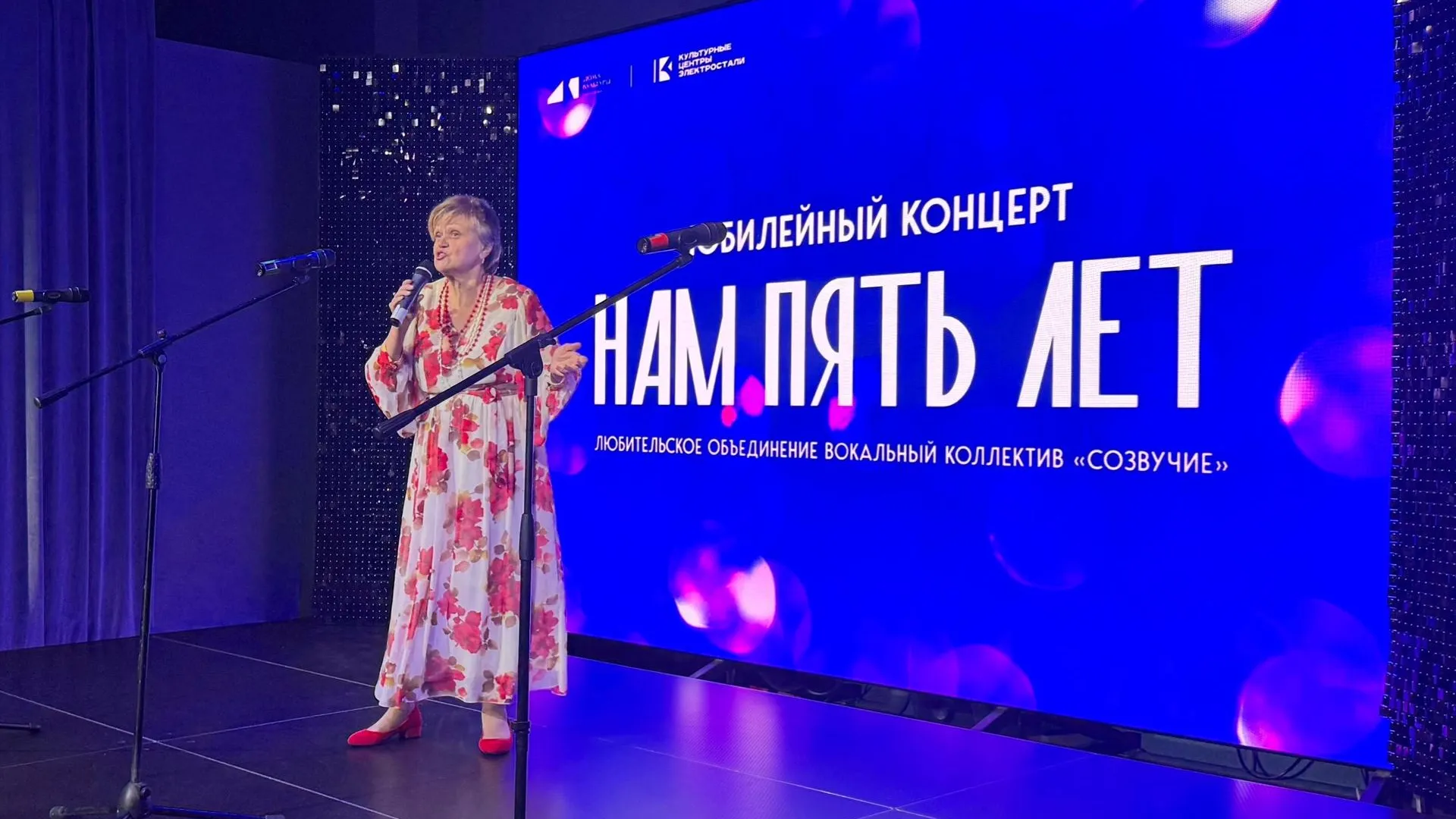 В Электростали отметили пятилетие вокального коллектива «Созвучие»