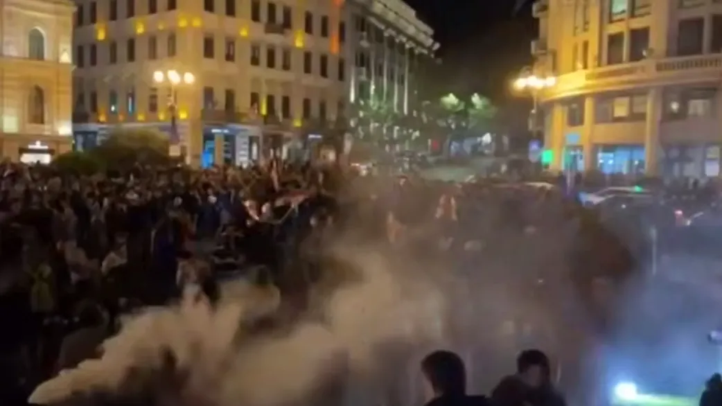 Оппозиция Грузии проводит очередной митинг в Тбилиси против результатов выборов