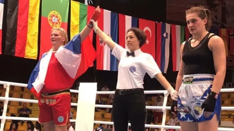 Сотрудница полиции Люберец получила золото на чемпионате Европы по кикбоксингу