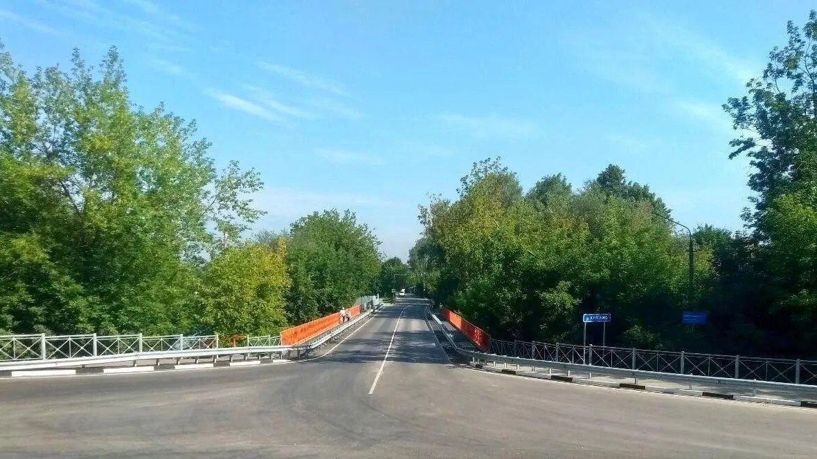 Мост через реку Клязьму в Лосино‑Петровском отремонтировали