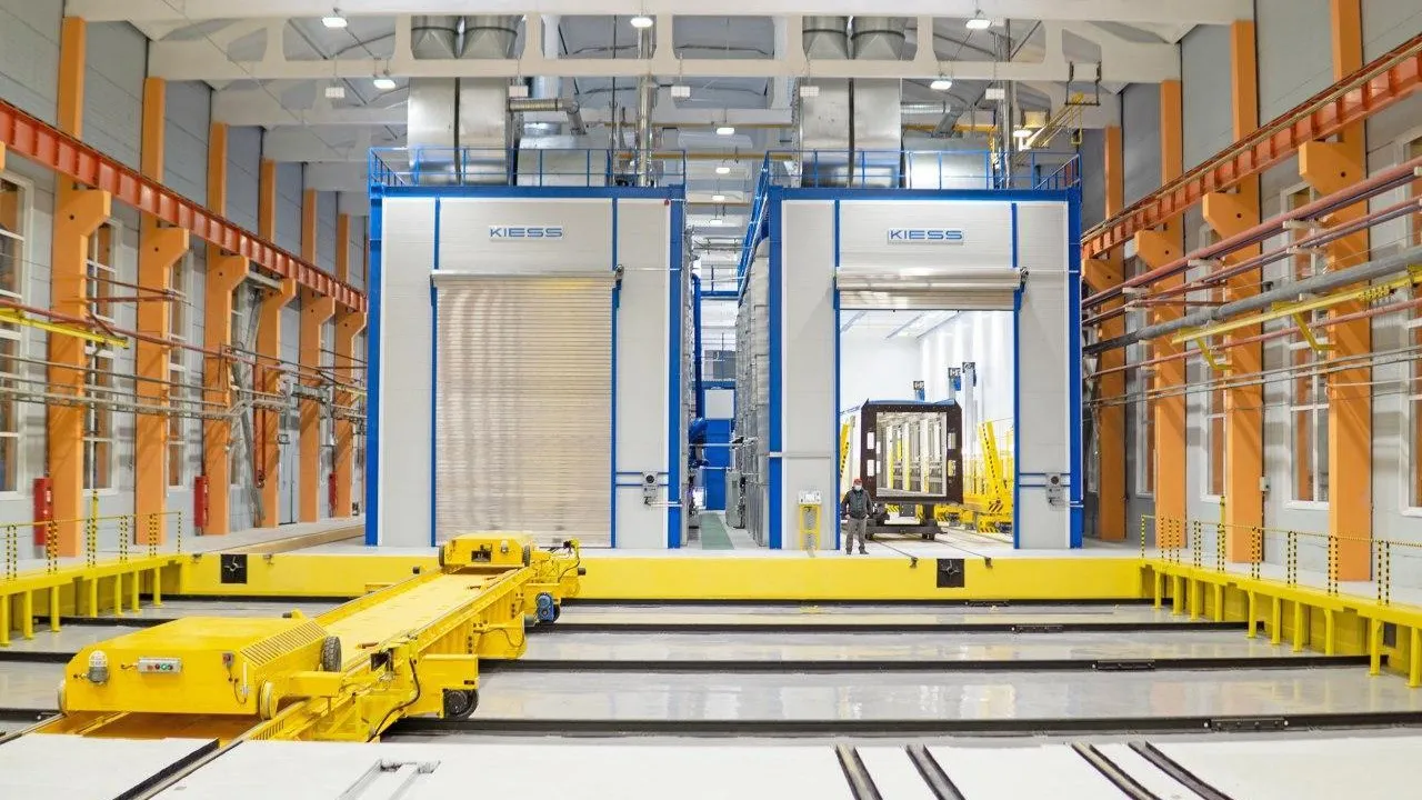 Новый окрасочный комплекс ввели в эксплуатацию на Метровагонмаше в Мытищах