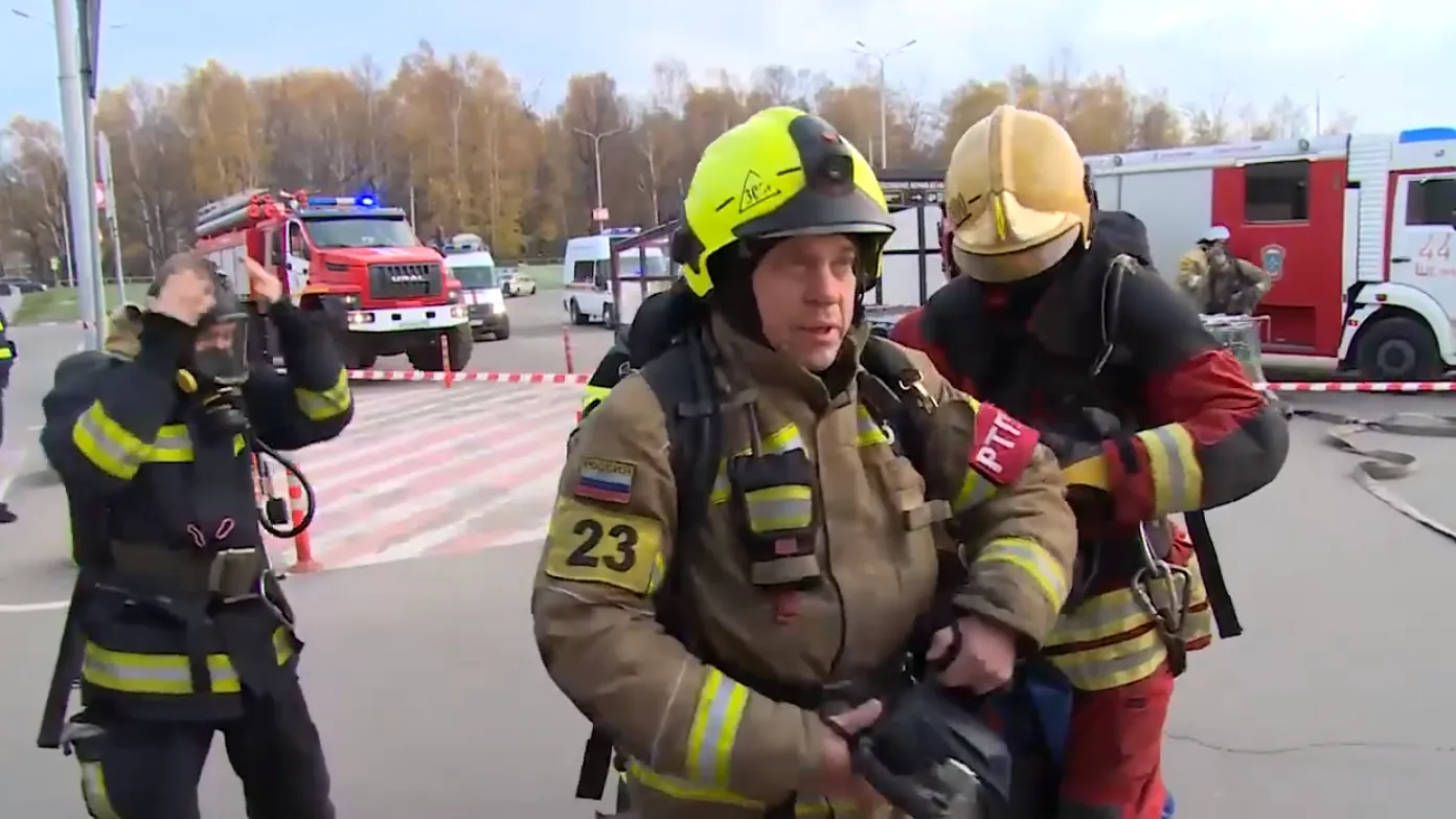 Совместная тренировка спасателей и росгвардейцев прошла в гипермаркете «Глобус» Щелкова