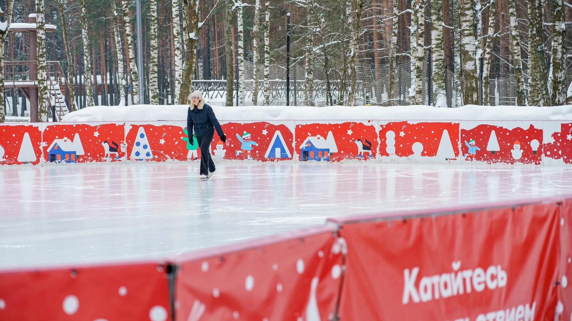 Ледяной каток планируют создать в округе Власиха